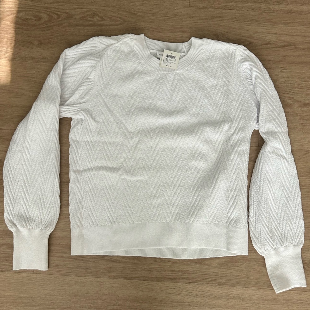 NWT Club Monaco White Sweater